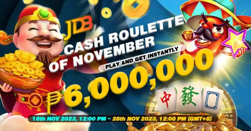JDB Cash Roulette of November